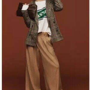 NWT Maeve Linen Wide Leg Trouser Pants